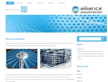 Tablet Screenshot of allianceautomation.com.au