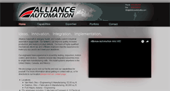Desktop Screenshot of allianceautomation.com